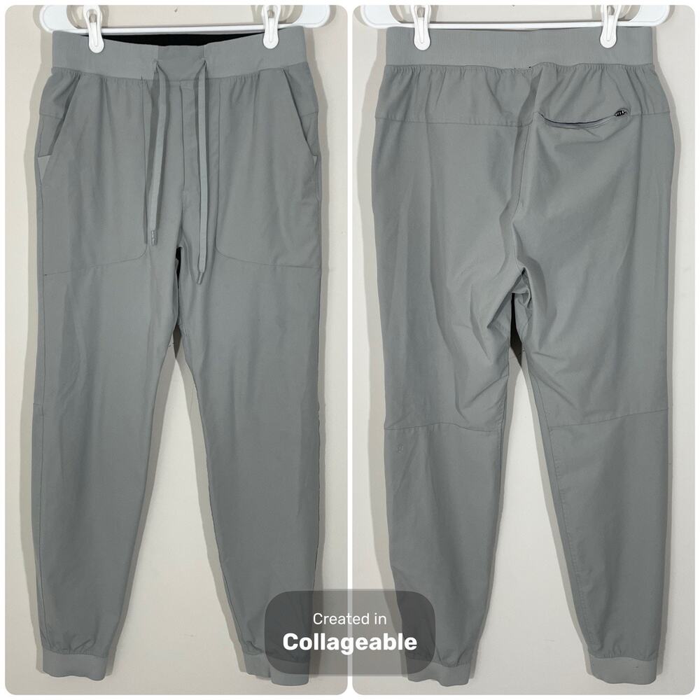 Lululemon ABC Jogger Warpstreme Men’s Size Medium Silver Drop 31” Inseam